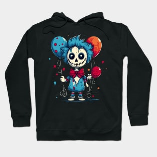 Scary Clown Ghost Hoodie